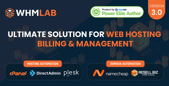 WHMLab v3.0.0 Nulled – Ultimate Solution for WebHosting Billing and Management Script