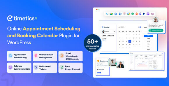 WP Timetics v1.0.36 – Appointment Booking WordPress Plugin