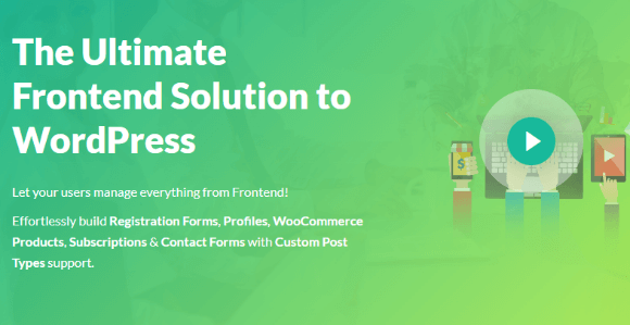 WP User Frontend Pro v3.4.13 – WordPress Plugin