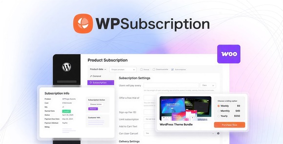 WPSubscription Pro v1.16.1 – WooCommerce Subscription Plugin