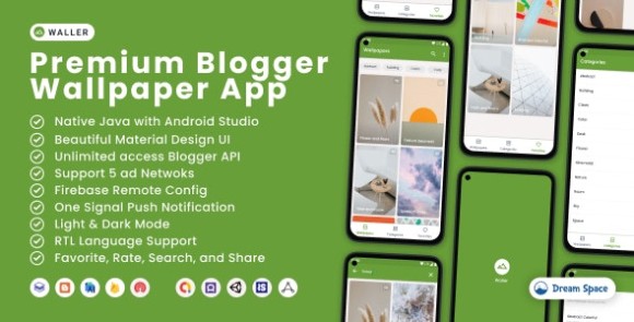 Waller v1.1 – Blogger Wallpaper App Source Code