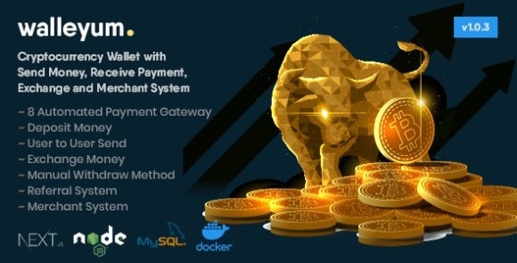 Walleyum v1.0.3 – Cryptocurrency Wallet System with Exchange Script