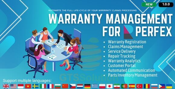 Warranty Management Module for Perfex CRM v1.0 – Addon