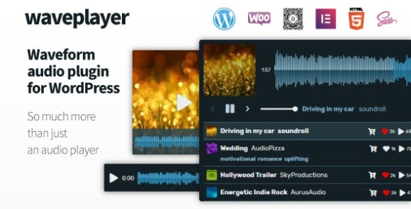 WavePlayer v3.5.2 – Waveform Audio Player for WordPress and WooCommerce Plugin