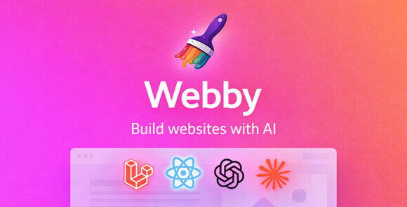 Webby v1.0.6 – AI-Powered No-Code Website Builder SaaS Platform Script