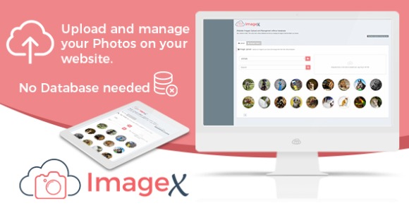 ImageX v1.3 – Website Images and Photos Upload & Management without Database PHP Script