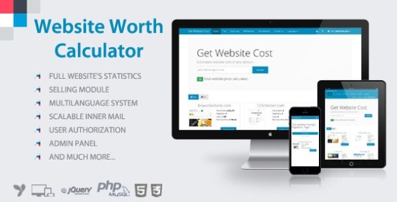 Website Worth Calculator v3.9 – Nulled PHP Script