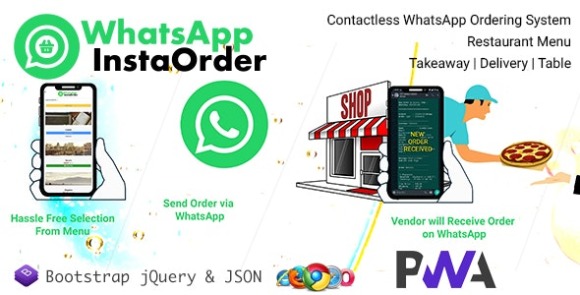 WhatsApp InstaOrder v1.1.4 – ContactLess WhatsApp Ordering System – Restaurant Menu