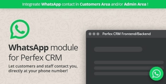 WhatsApp Module for Perfex CRM v1.0 – Addon