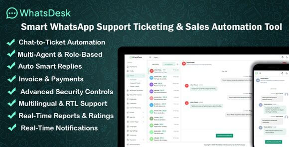 WhatsDesk v1.0 – Smart WhatsApp Support Ticketing & Sales Automation Tool Script
