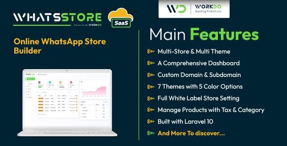 WhatsStore SaaS v8.2 Nulled – Online WhatsApp Store Builder PHP Script