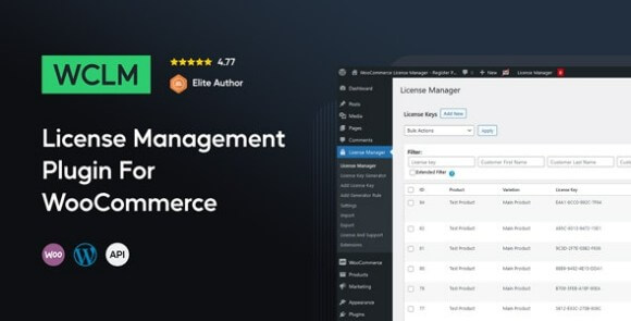 WCLM v5.1.7 Nulled – WooCommerce License Manager Plugin