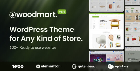 WoodMart v8.4.1 Nulled – Multipurpose WooCommerce Theme