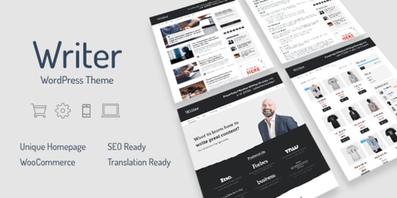 Writer v1.2 – Professional WordPress Theme for Writers