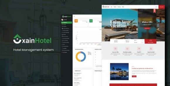 Xain v2.5 Nulled – Hotel Management System with Website PHP Script