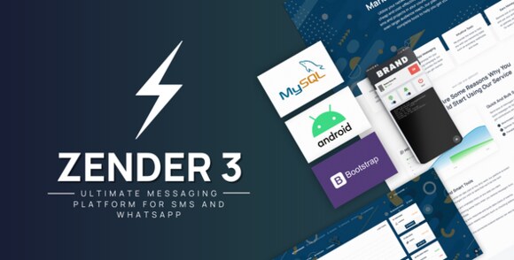 Zender v3.9.3 – AI-Powered WhatsApp & SMS Messaging SaaS for Automation, Chatbots, and Marketing PHP Script