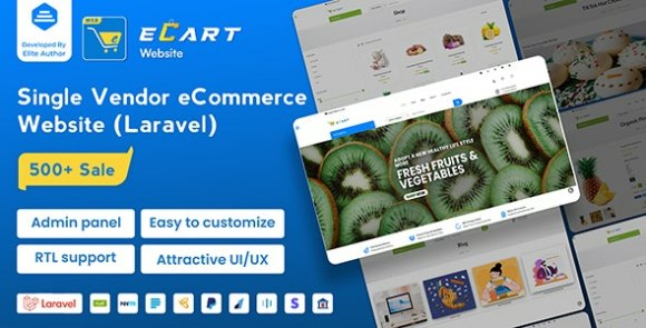 eCart Web v5.0.2 Nulled – eCommerce Store Website with Laravel PHP Script