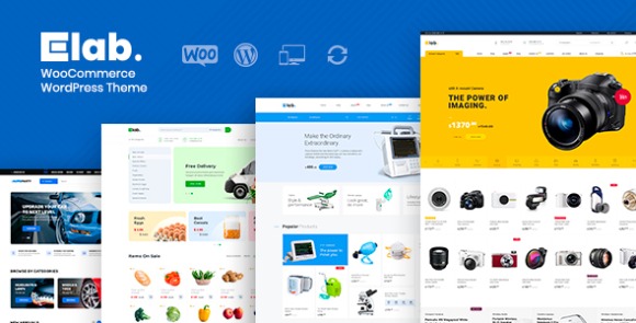 eLab v1.2.5 – WooCommerce Marketplace WordPress Theme Free