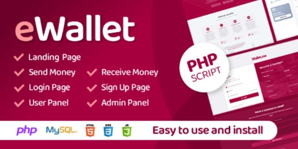 eWallet v3.0 – PHP Script Online Payment System like PayPal