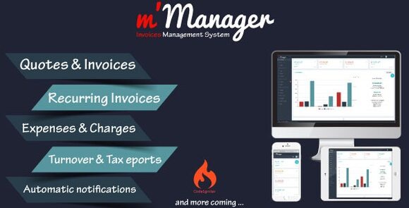 m’Manager v3.5 – Invoices Management System PHP Script