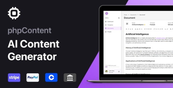 phpContent v1.5.0 Nulled – AI Content Generator Platform (SaaS) PHP Script