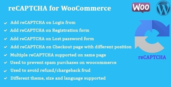 reCaptcha for WooCommerce and WordPress Nulled Plugin