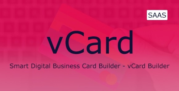 vCard v2.0 – Digital Business Card Builder SaaS PHP Script