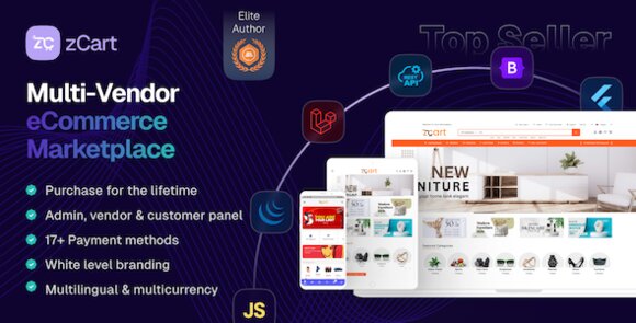 zCart v2.19.0 Nulled – Multi-Vendor eCommerce Marketplace PHP Script
