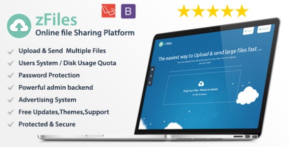 zFiles v1.5 – Online file Sharing Platform PHP Script